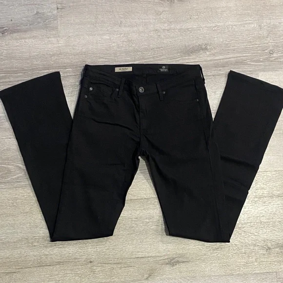 AG The Ballad Slim Boot Cut Black Jeans - Picture 3 of 9